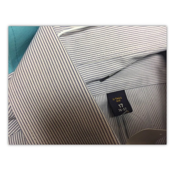 Stafford,men,shirts(2),blue,formal, $15each,Sz17.: - Picture 8 of 8